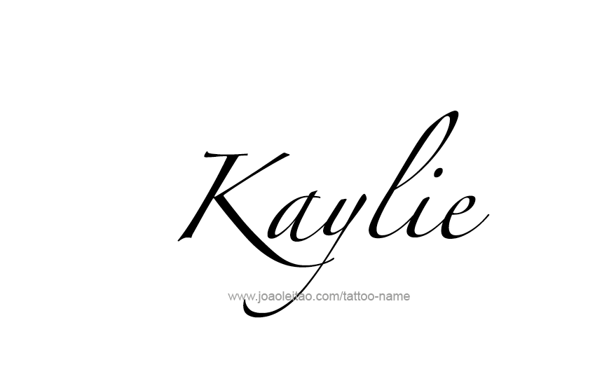 Tattoo Design Name Kaylie   