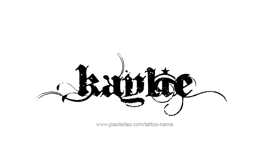 Tattoo Design Name Kaylie   