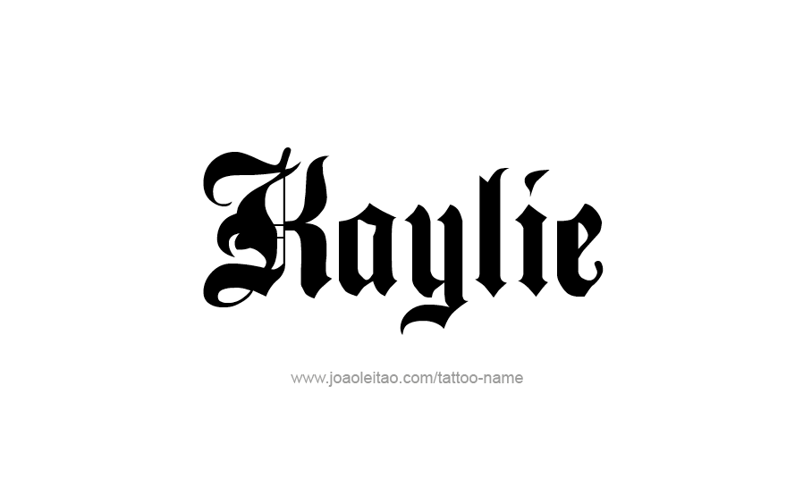 Tattoo Design Name Kaylie   