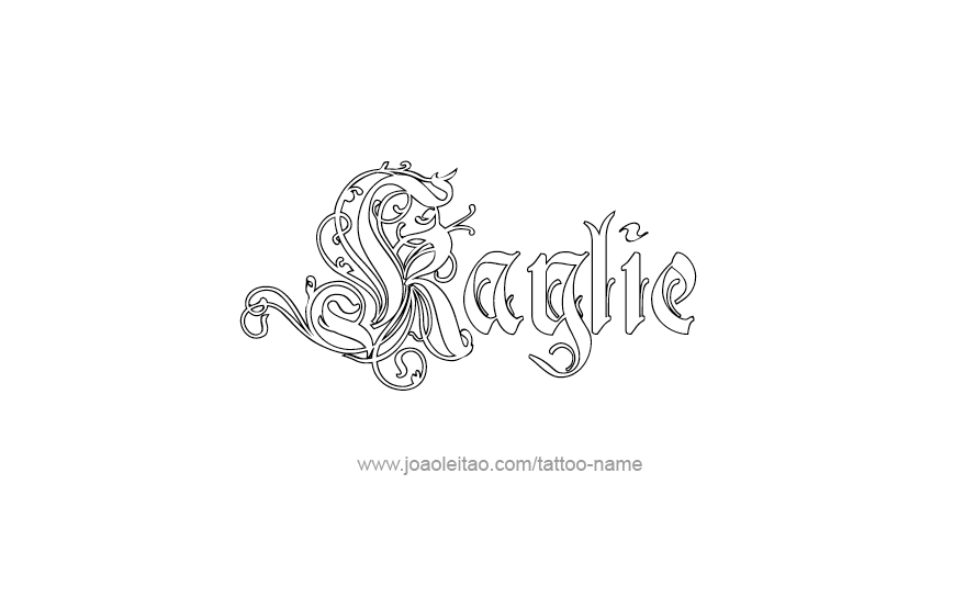 Tattoo Design Name Kaylie   