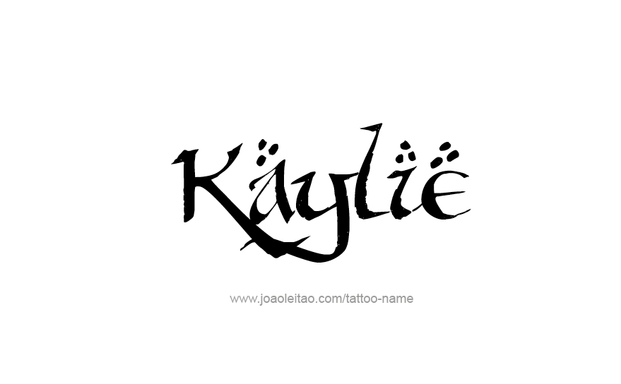 Tattoo Design Name Kaylie   