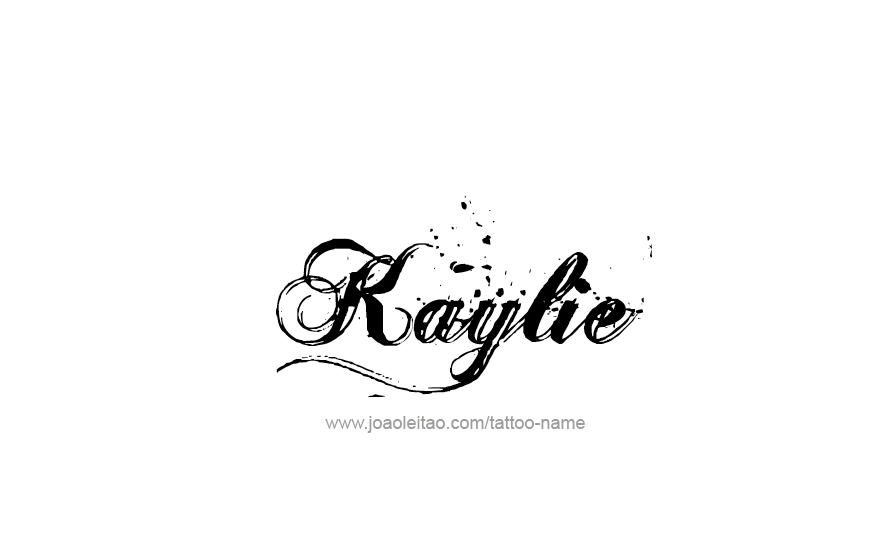 Tattoo Design Name Kaylie   