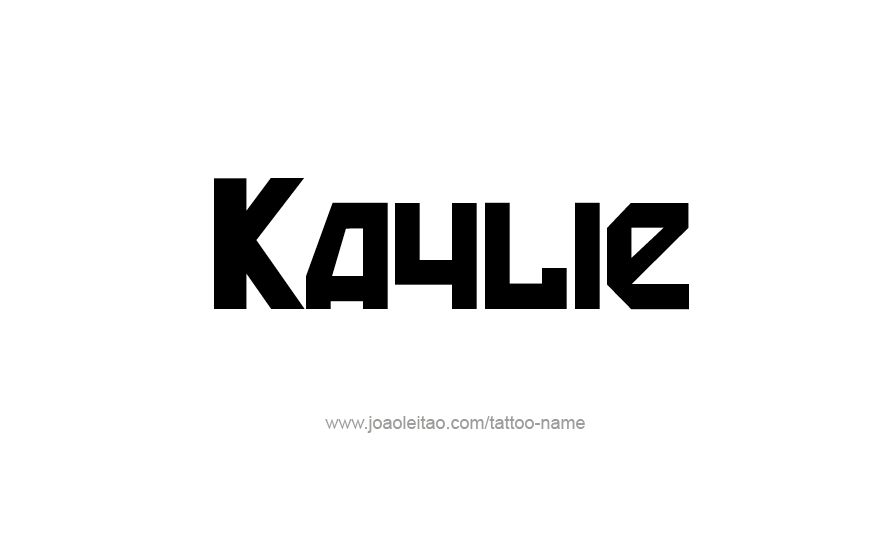 Tattoo Design Name Kaylie   