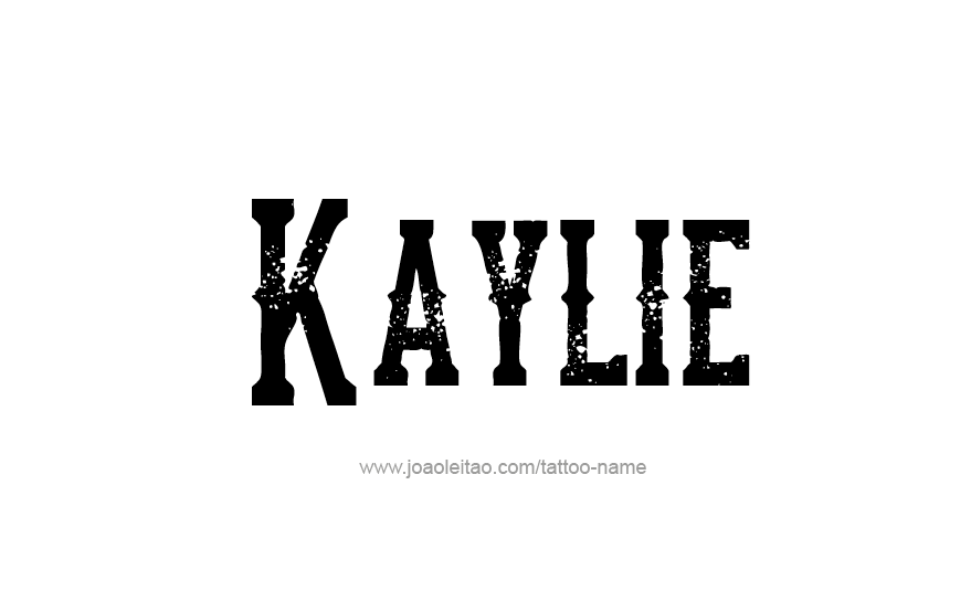 Tattoo Design Name Kaylie   