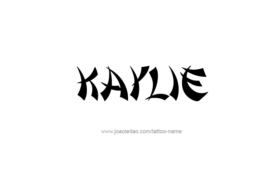 Tattoo Design Name Kaylie   