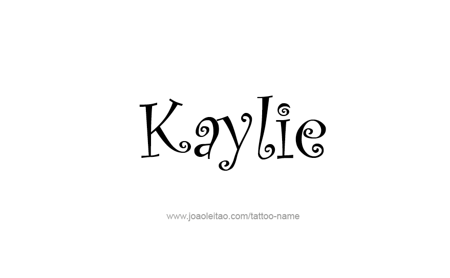 Tattoo Design Name Kaylie   