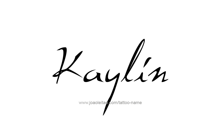 Tattoo Design Name Kaylin   