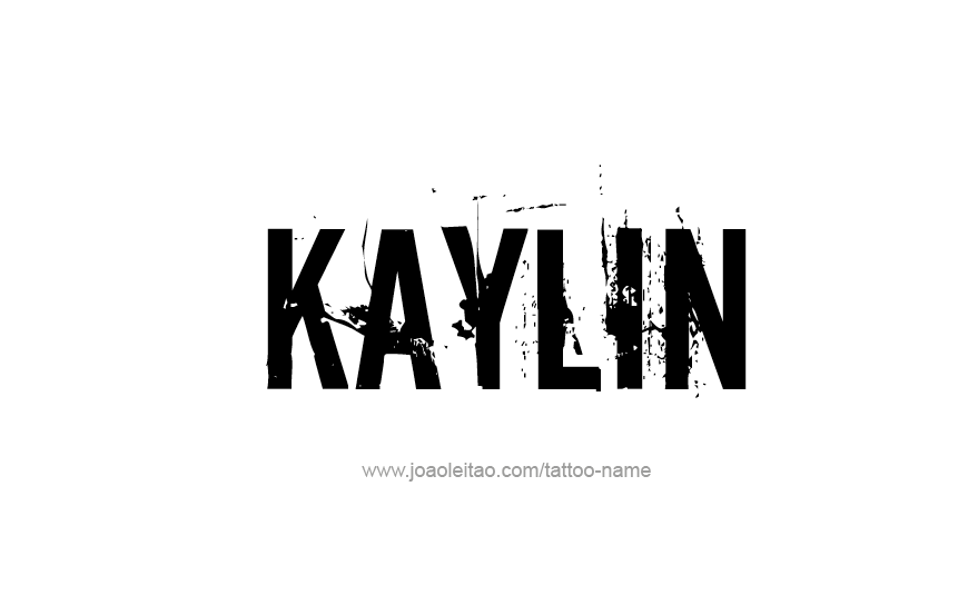 Tattoo Design Name Kaylin   