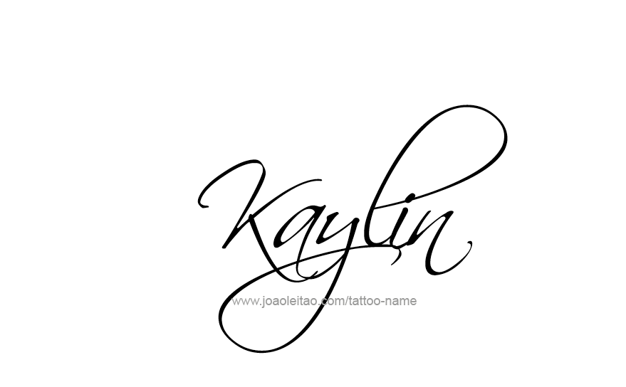 Tattoo Design Name Kaylin   