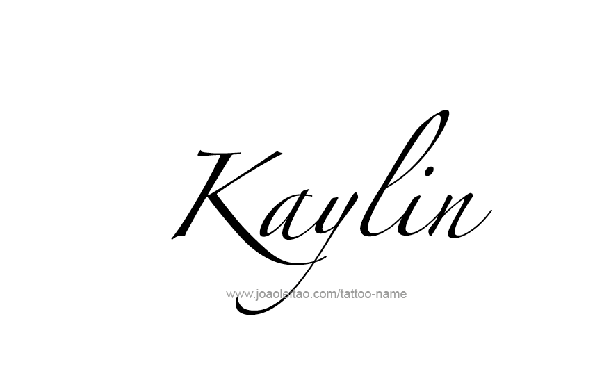 Tattoo Design Name Kaylin   