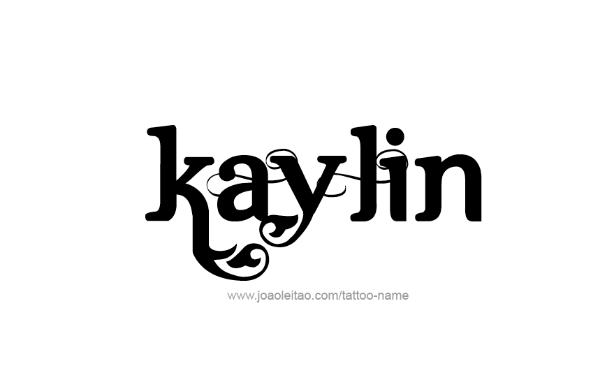 Tattoo Design Name Kaylin   