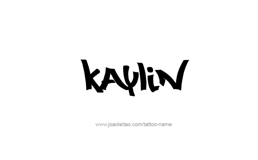 Tattoo Design Name Kaylin   