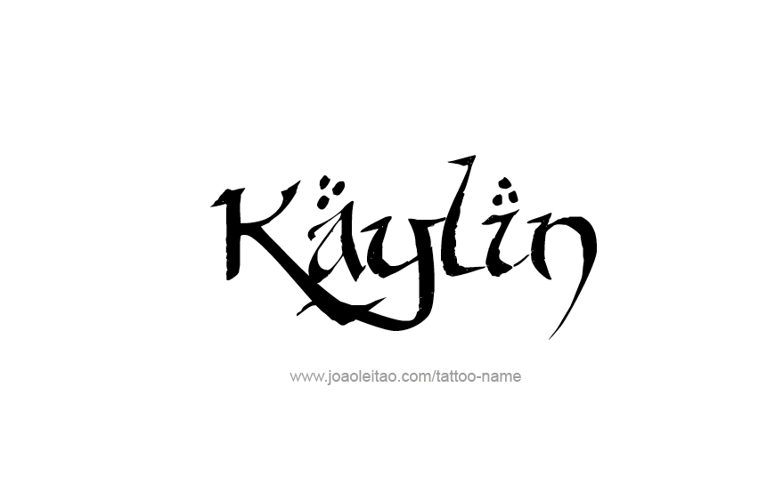 Tattoo Design Name Kaylin   