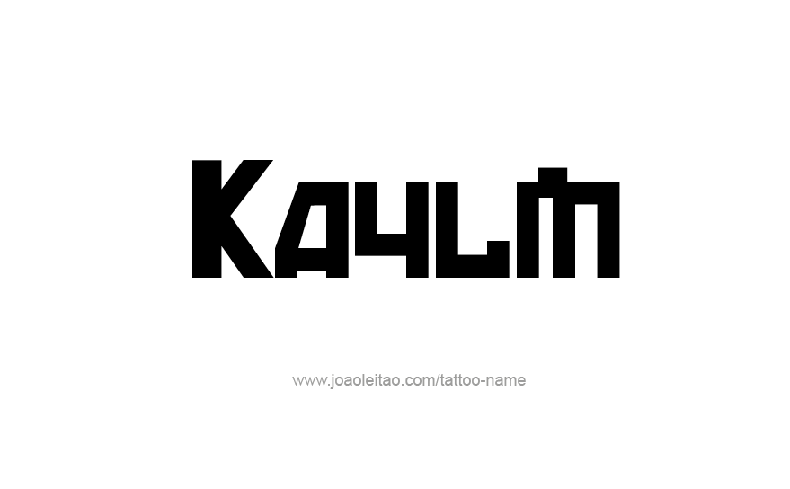 Tattoo Design Name Kaylin   