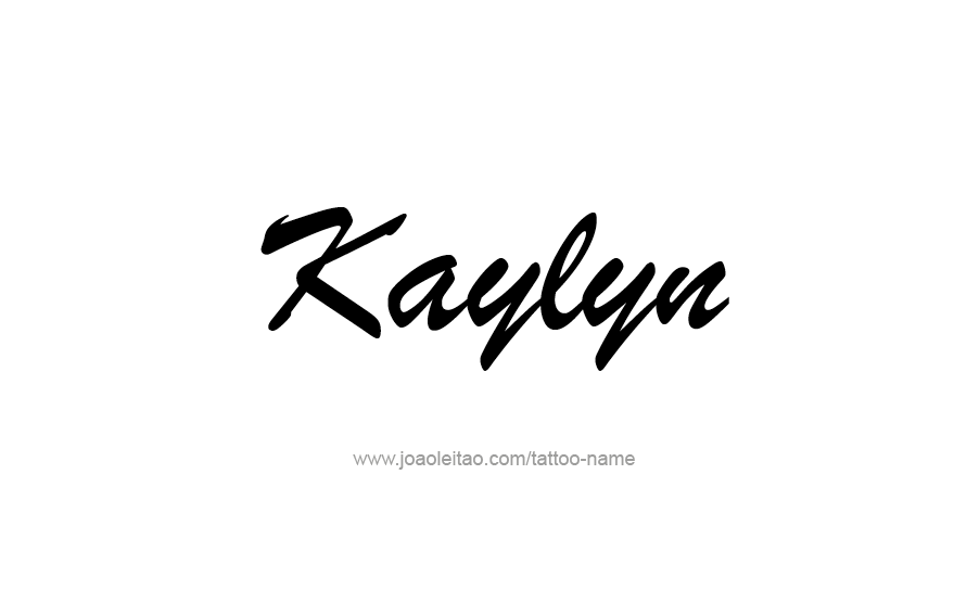 Tattoo Design Name Kaylyn   