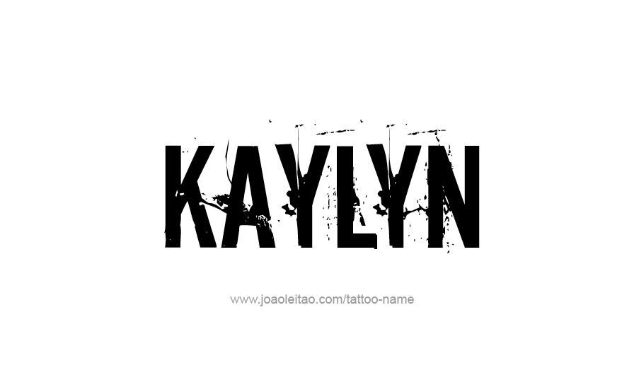 Tattoo Design Name Kaylyn   