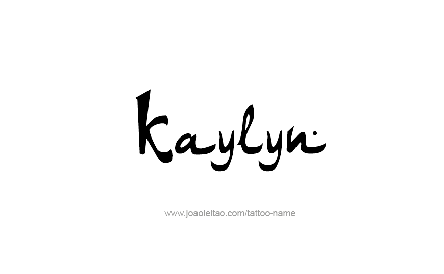 Tattoo Design Name Kaylyn   