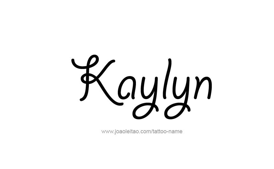Tattoo Design Name Kaylyn   