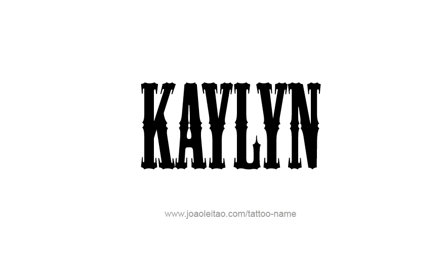 Tattoo Design Name Kaylyn   