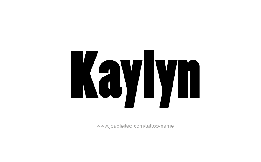 Tattoo Design Name Kaylyn   