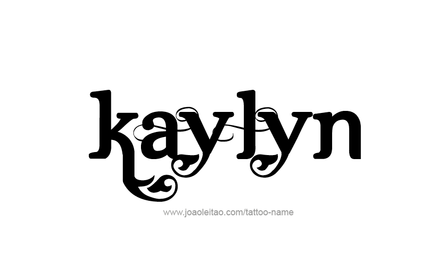 Tattoo Design Name Kaylyn   