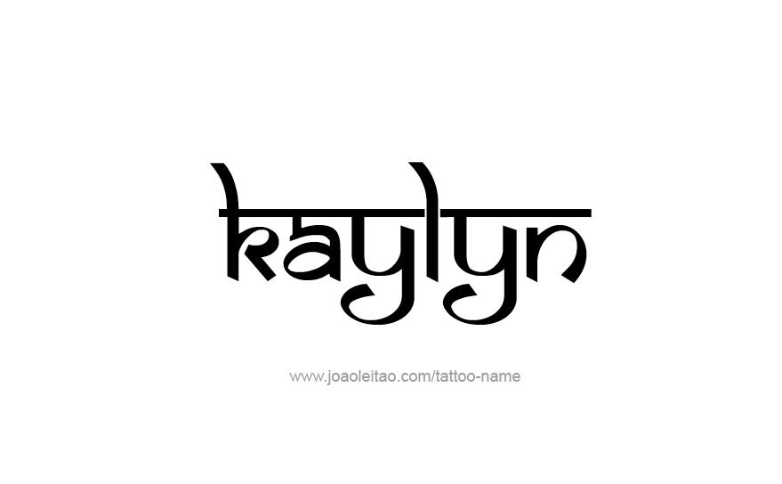 Tattoo Design Name Kaylyn   