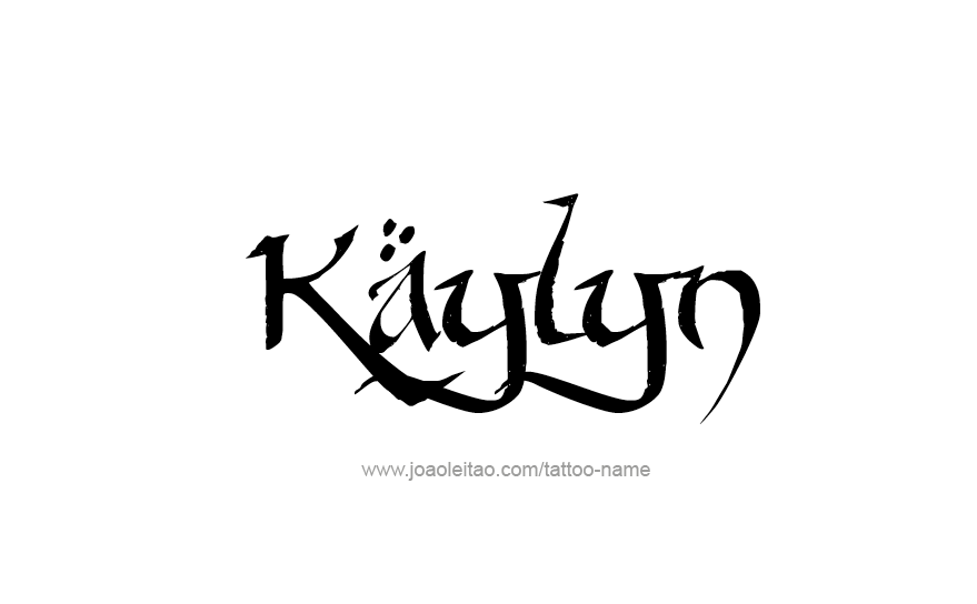 Tattoo Design Name Kaylyn   