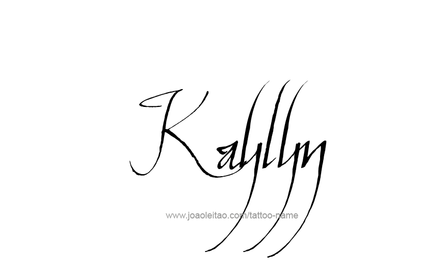 Tattoo Design Name Kaylyn   