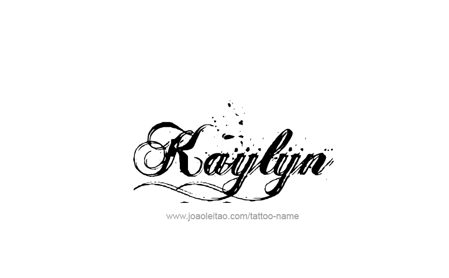 Tattoo Design Name Kaylyn   