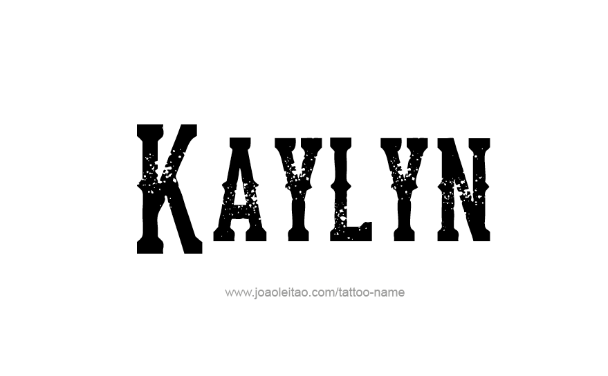 Tattoo Design Name Kaylyn   