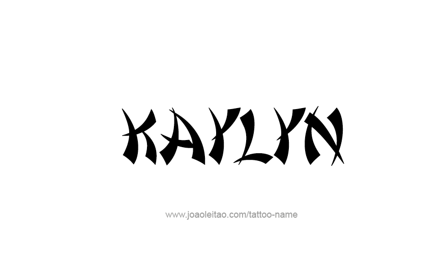 Tattoo Design Name Kaylyn   