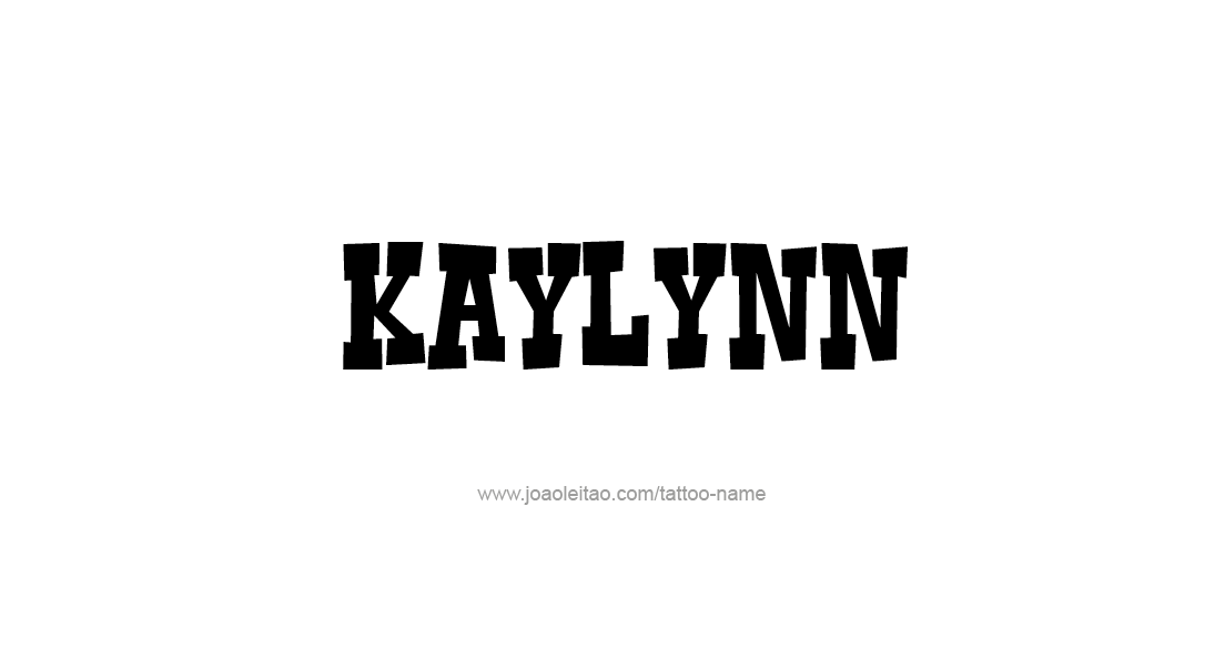 Tattoo Design Name Kaylynn   