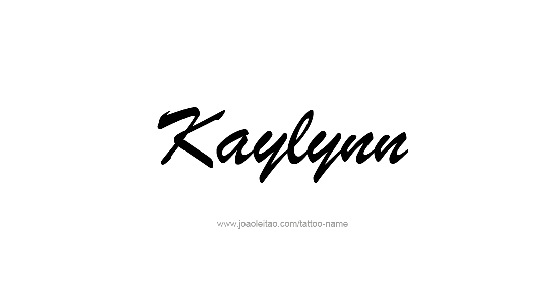 Tattoo Design Name Kaylynn   