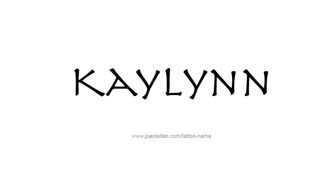 Tattoo Design Name Kaylynn   