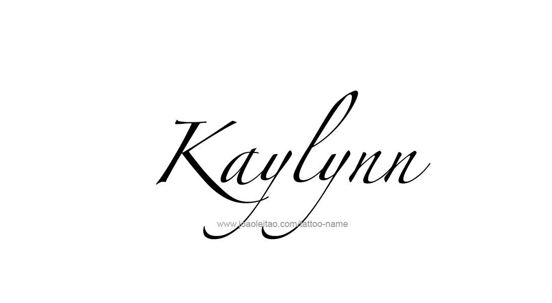 Tattoo Design Name Kaylynn   