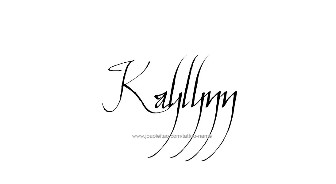 Tattoo Design Name Kaylynn   