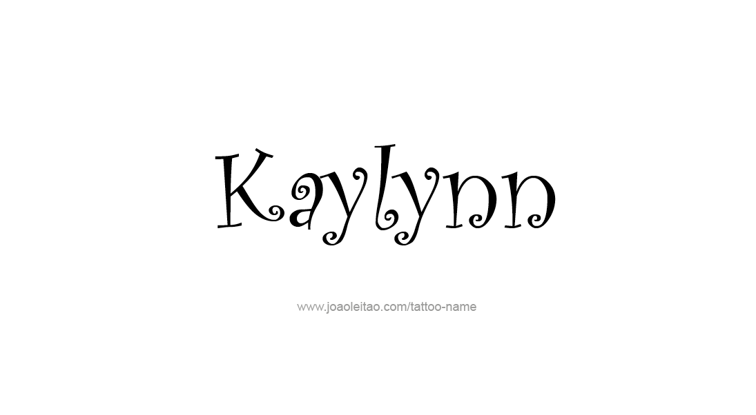 Tattoo Design Name Kaylynn   