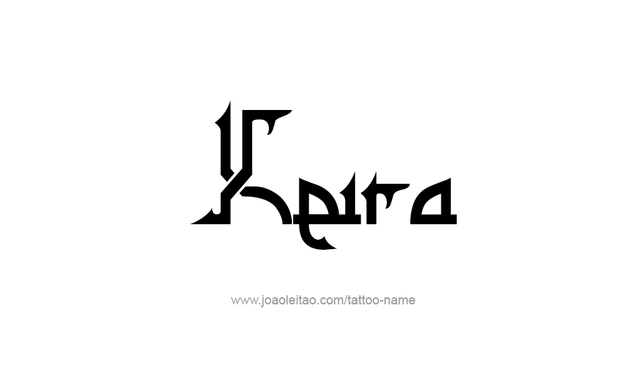 Tattoo Design Name Keira   