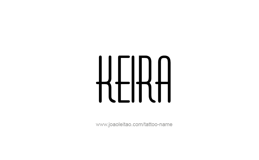 Tattoo Design Name Keira   