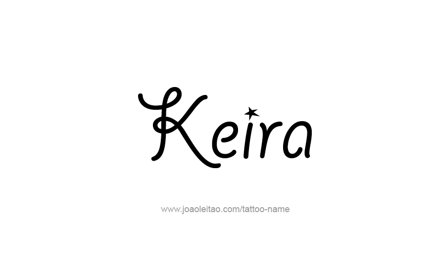 Tattoo Design Name Keira   