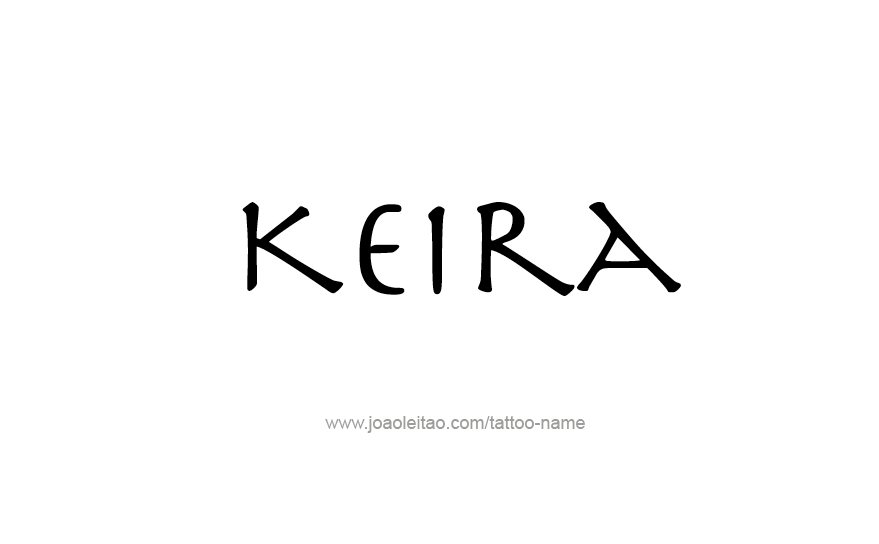 Tattoo Design Name Keira   