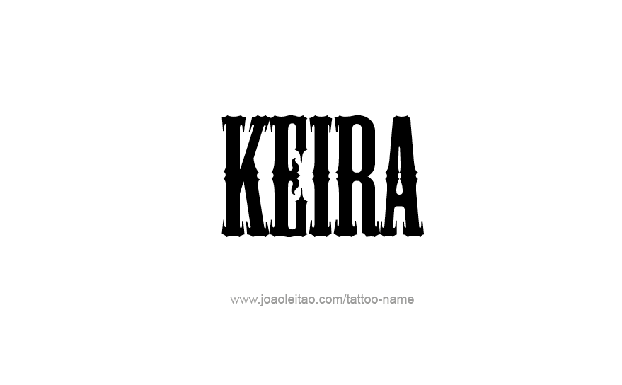 Tattoo Design Name Keira   