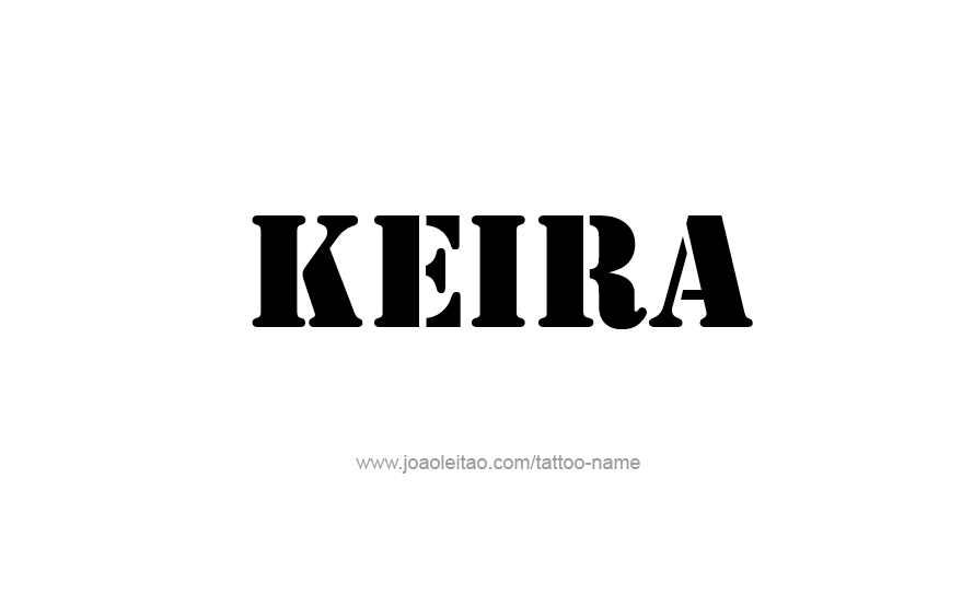 Tattoo Design Name Keira   