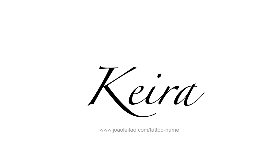 Tattoo Design Name Keira   