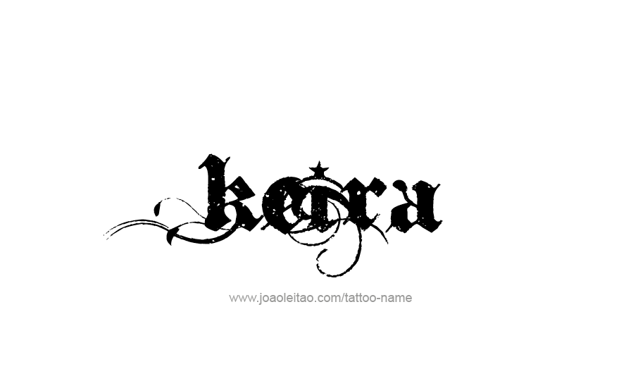 Tattoo Design Name Keira   