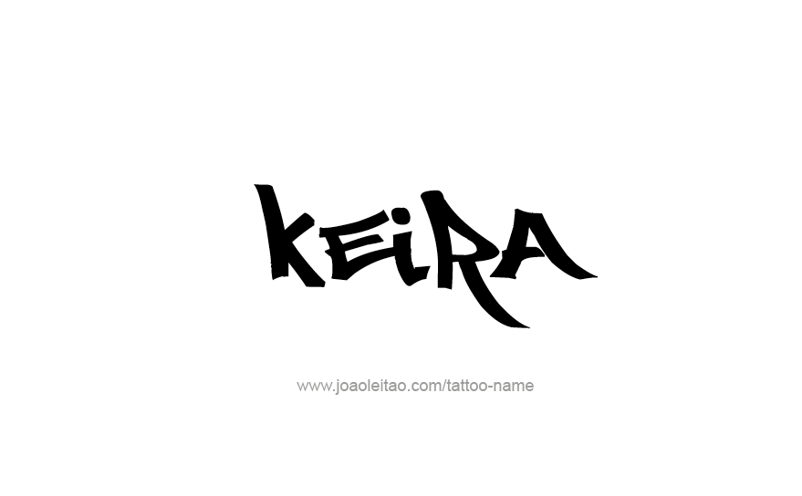 Tattoo Design Name Keira   