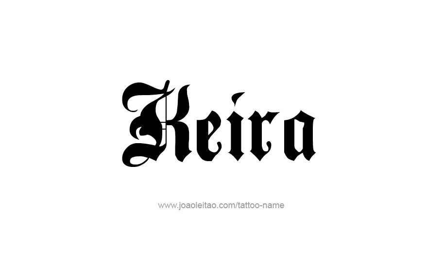 Tattoo Design Name Keira   