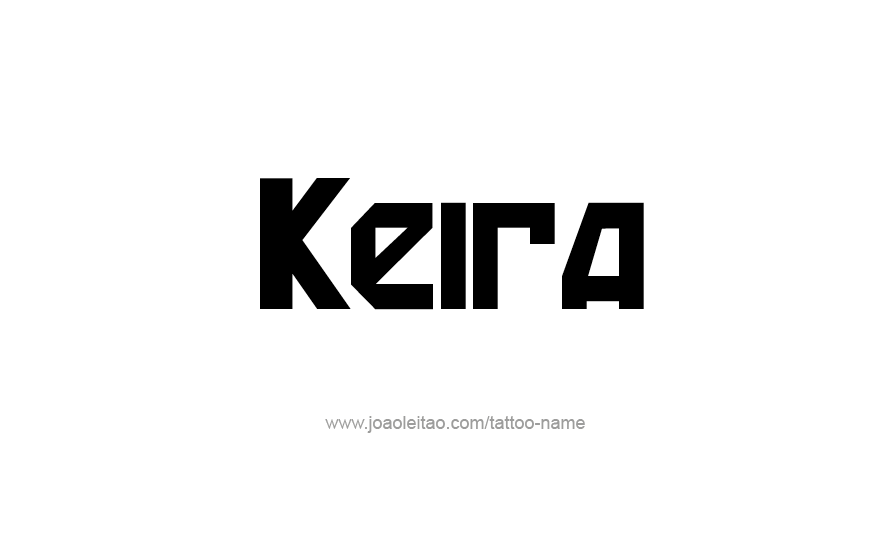 Tattoo Design Name Keira   