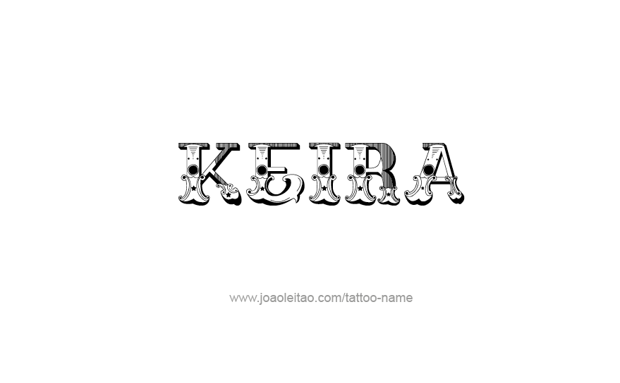 Tattoo Design Name Keira   