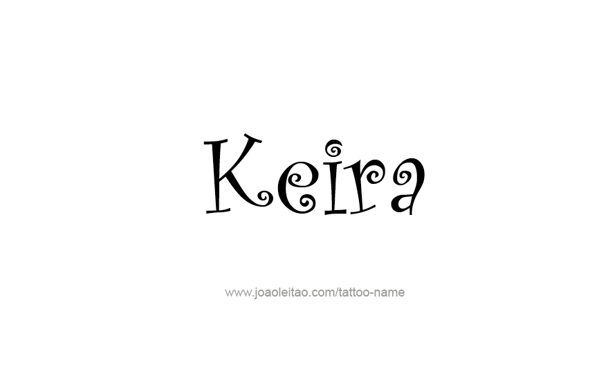 Tattoo Design Name Keira   